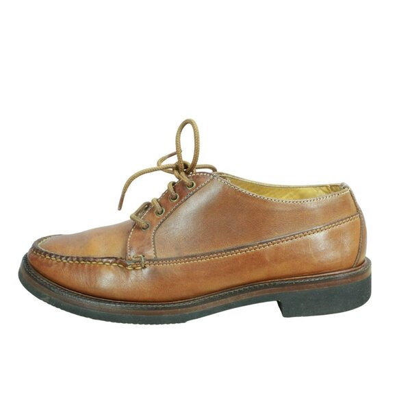 Alden H942 Moc Toe Brown Oxford Leather Cape Cod Collection Made In USA 9 D - Picture 1 of 9